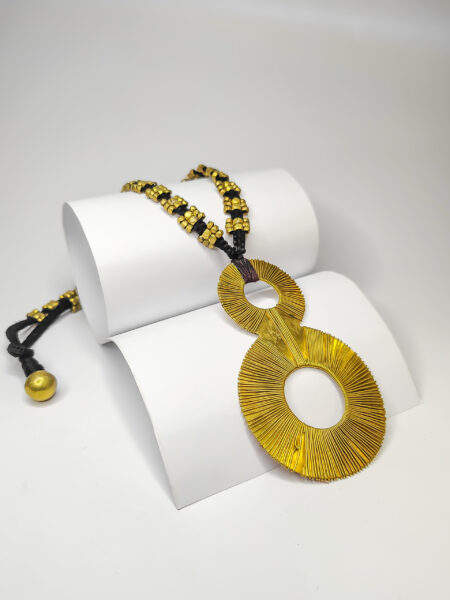 Premium Akriti: The Dokra Pendant Necklace