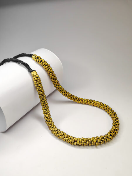 Anukriti:  Dokra (brass and copper) Choker Necklace