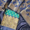 Banarasi silk suit party wear