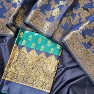 Banarasi silk suit party wear