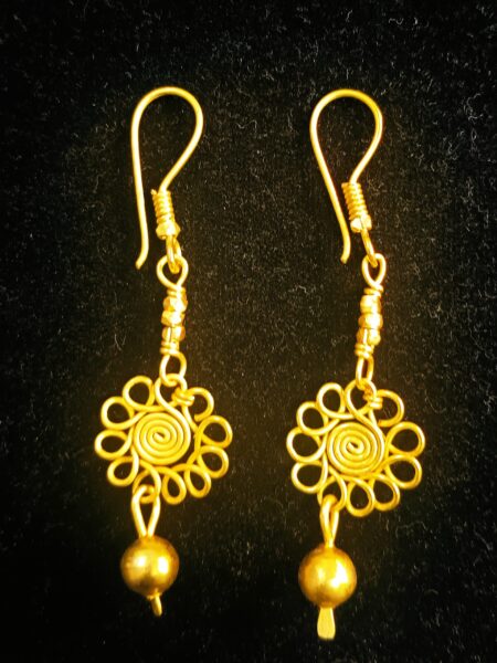 Authentic ,Dokra brass metal earrings