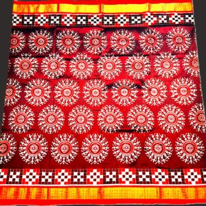 Traditional, Sambhalpuri, ikat, pure  silk saree