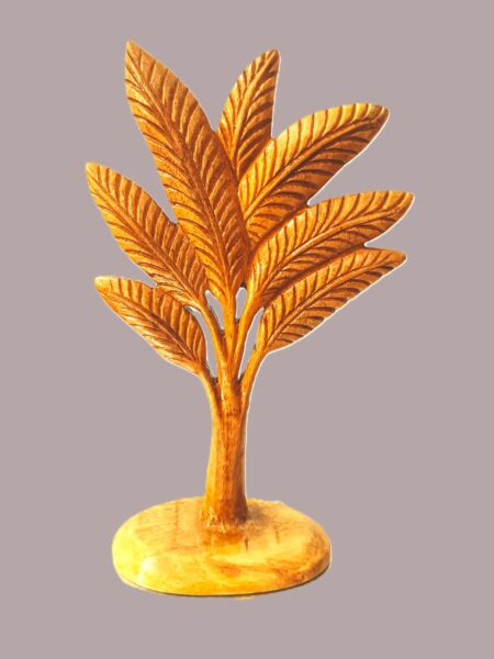 Vintage, hand crafted, wooden tree, height-8inch,width-5inch
