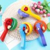 Wooden spinning top with string
