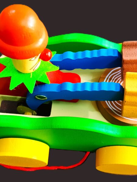 Authentic, Eco-Friendly, Non-toxic, Wooden toy for Kids, L-5,W-4,H-5inch