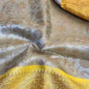 Extraordinary, Banarasi, tissue silk saree, with unique colour combination