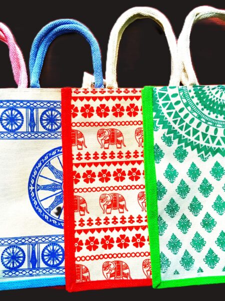 Jute Bags (Pack of 4) Handbags online at Best Prices