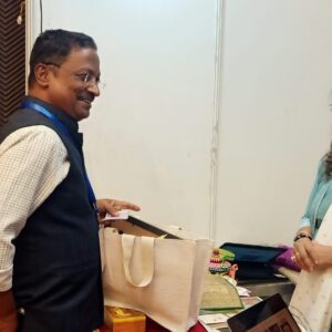 IAS Manoj Parida Finds Joy in Jagannath Wooden Temple at Kalinga Literary Festival 2025