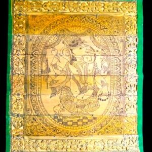 Palm leaf engraving of Lord ganesha