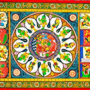 Timeworn, Speechless, Ramayan, Pattachitra Art (40x24) inch